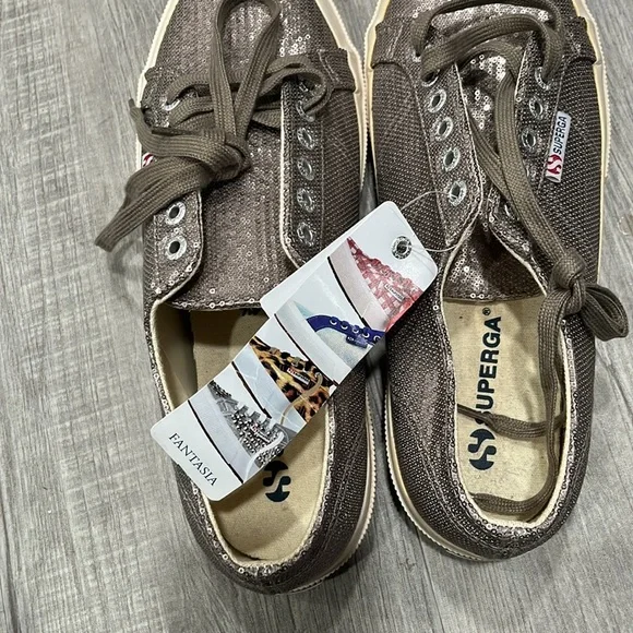 SUPERGA  SEQUINS TENNIS SHOES NEW - Picture 2 of 7